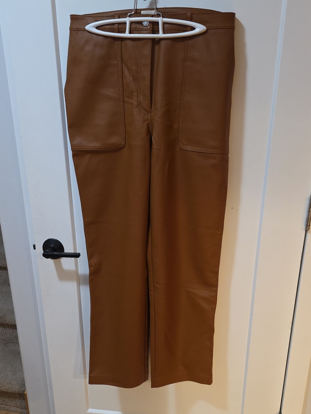 Wilfred Free Faux Leather Wide-Leg Pants
